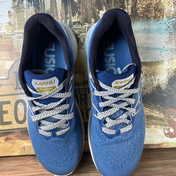 Karhu Synchron 1.5 Men’s Size 8Running Shoes ‘Saxony Blue / Oriole’ F100315 - Picture 7 of 8